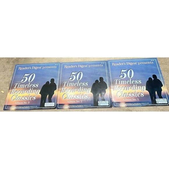 Lot of 3 Reader's Digest Presents 50 Timeless Recording Classics LP Records 1-3 - Picture 1 of 4